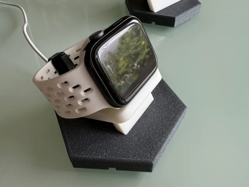 "HexMagOn" Apple watch MagSafe charger base