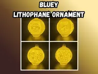 Décoration de Noël lithophanie Bluey — photo 2