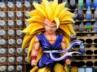Son Goku in modalità Super Saiyan 3 