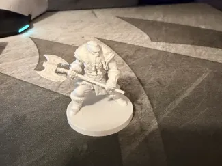 Dwarf Warrior Tabletop Mini
