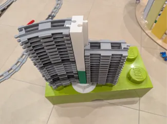 Duplo Train Track Modular Organizer for Box Lid