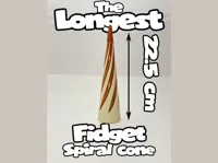Cône spirale fidget extra-long — photo 1
