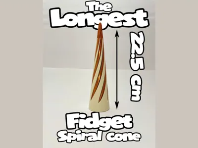 The Longest Fidget Spiral Cone