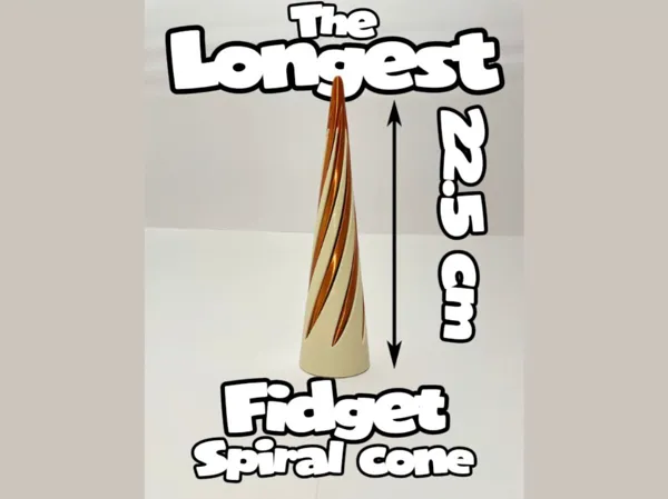 Cône spirale fidget extra-long