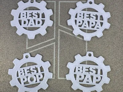 Best Dad Gear Keychain Collection 