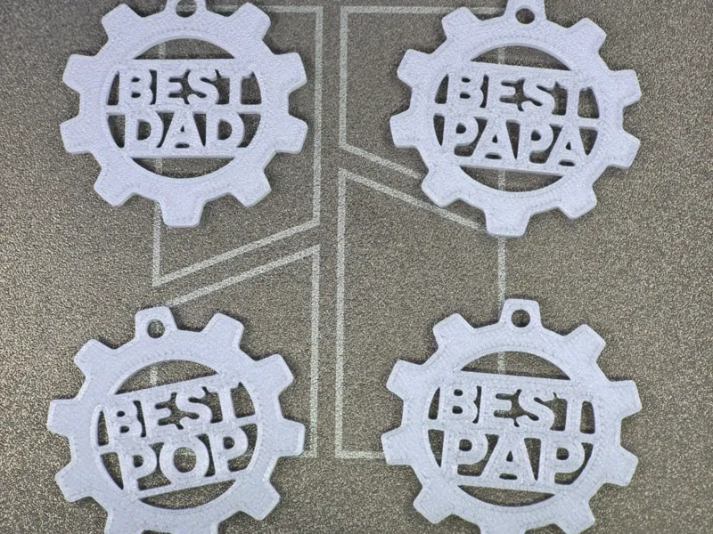 Best Dad Gear Keychain Collection 