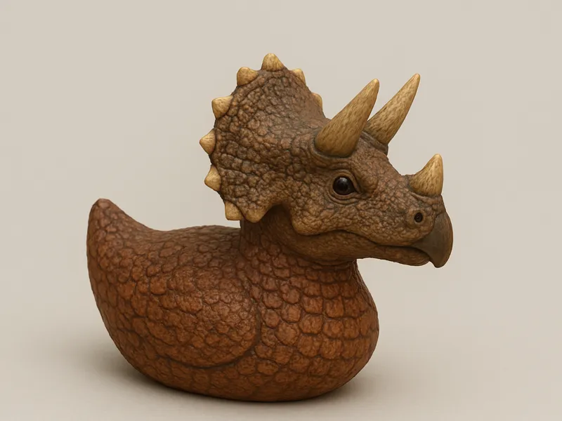 TRICERATOPS DUCK
