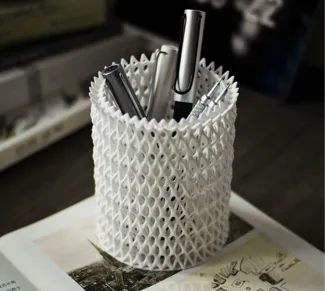 Weaving pen holder 编织笔筒
