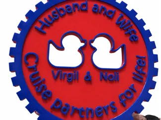 5 Cruise Door Duck Signs with customizable names