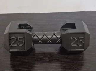 Dumbell card holder