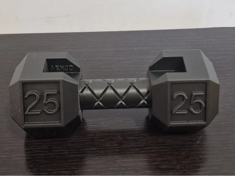 Dumbell card holder