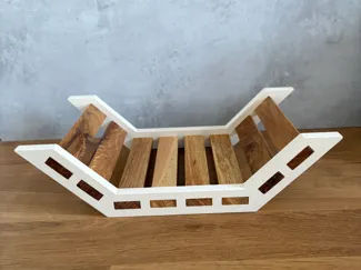 Kleine Obstschale mit Easy Stick / Klötzchen