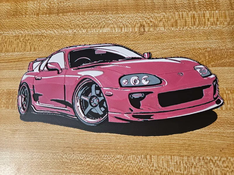 Supra mk4 filament painting