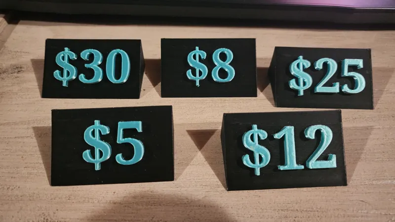 price signs