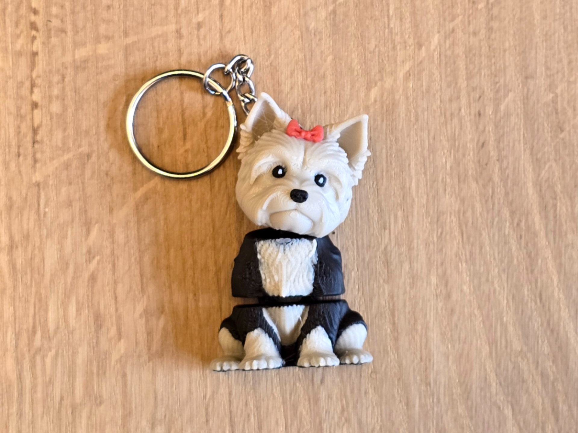 Yorkshire terrier flexi keychain