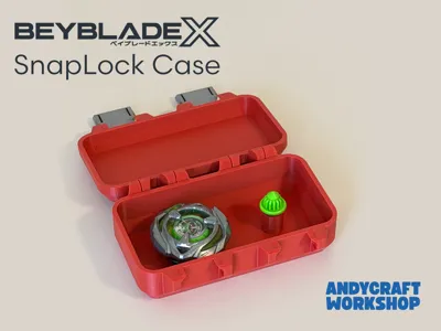 Single Beyblade X SnapLock Case