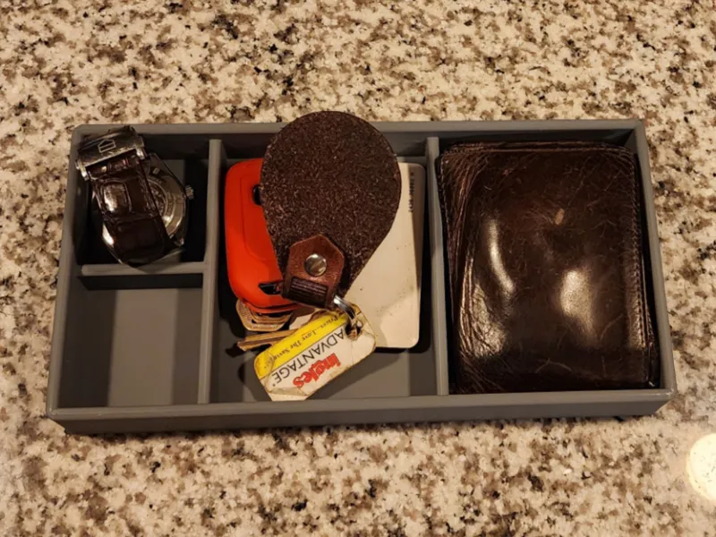 Men's Countertop Organizer Tray