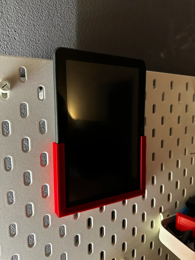 Ikea Skadis Holder Amazon Fire HD 8 (Plus) - Portrait orientation