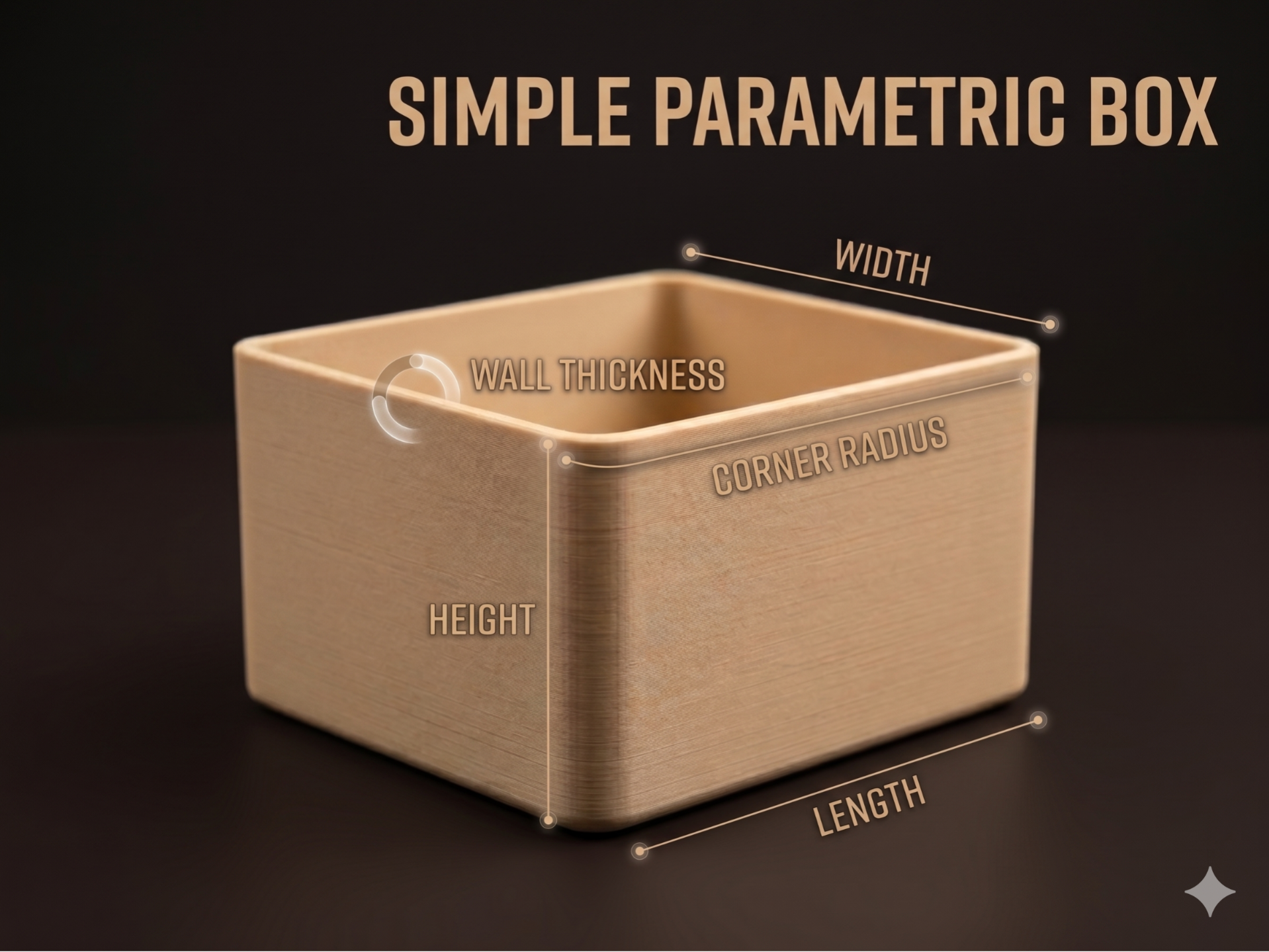 Simple Customizable Storage Box