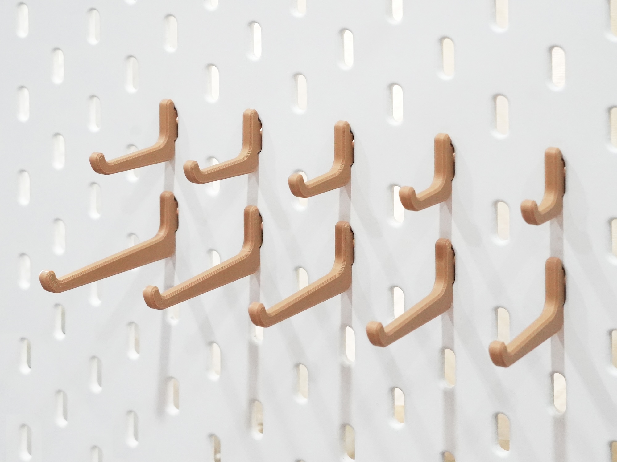 Miniatura 2 do modelo 3D Customizable Skadis Hook