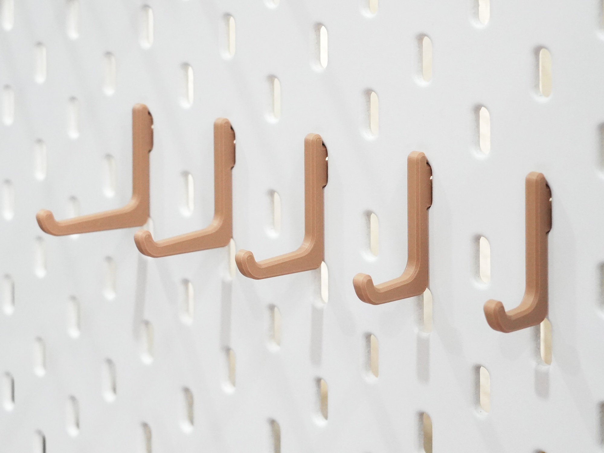 Miniatura 4 do modelo 3D Customizable Skadis Hook