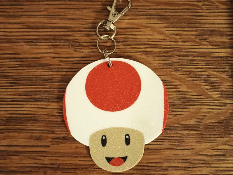 Toad Keychain (Super Mario Brothers)
