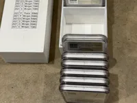 Holds 18 NGC graded coin slabs with 3 sections of 6 coins