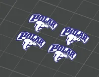 Logo de Cerveza Polar, para Pegar. Boquilla 0.2