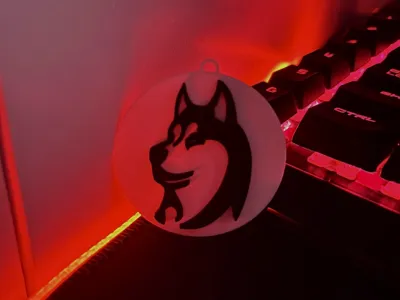 Husky keychain
