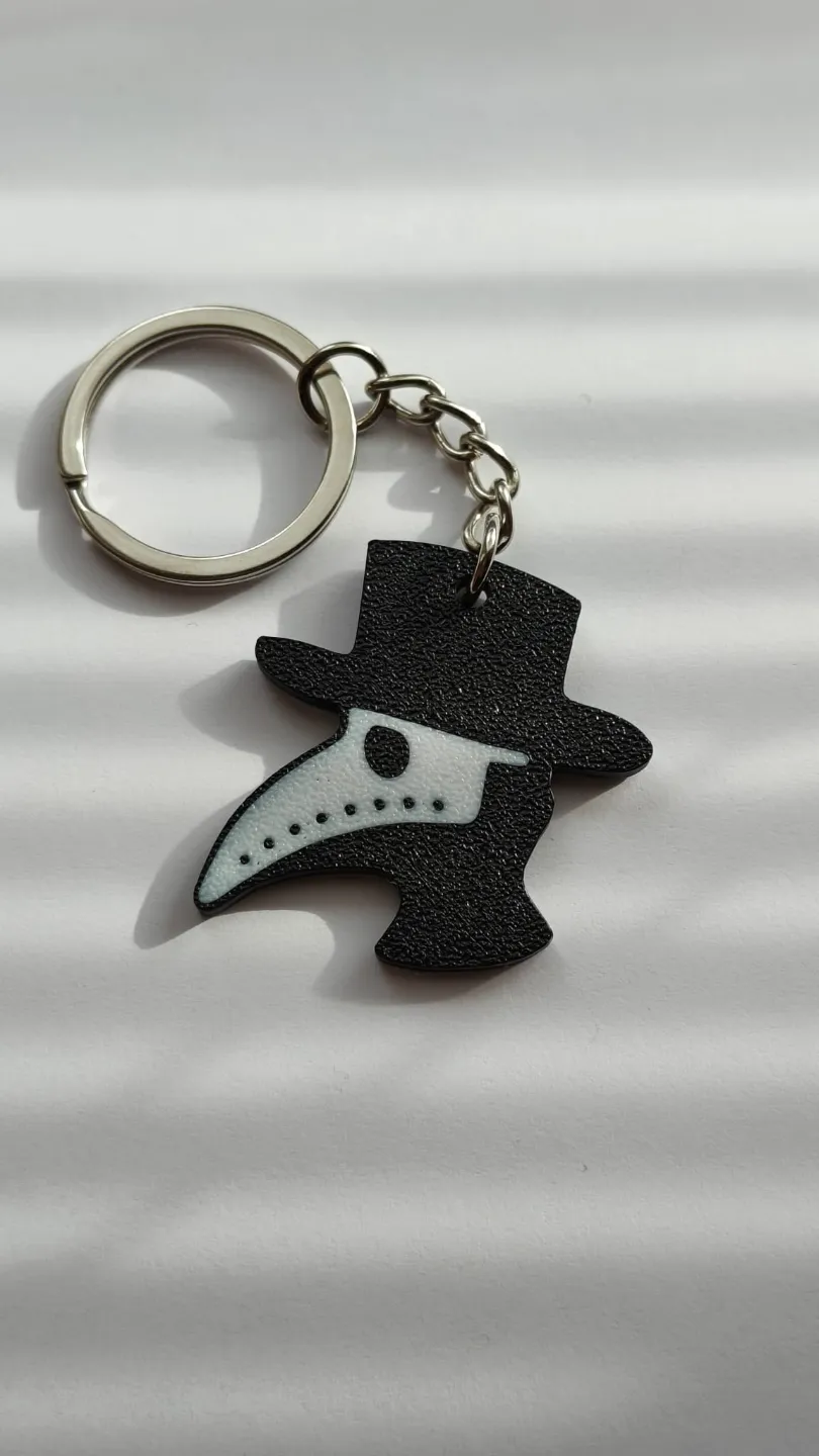 Plague doctor earrings view 4