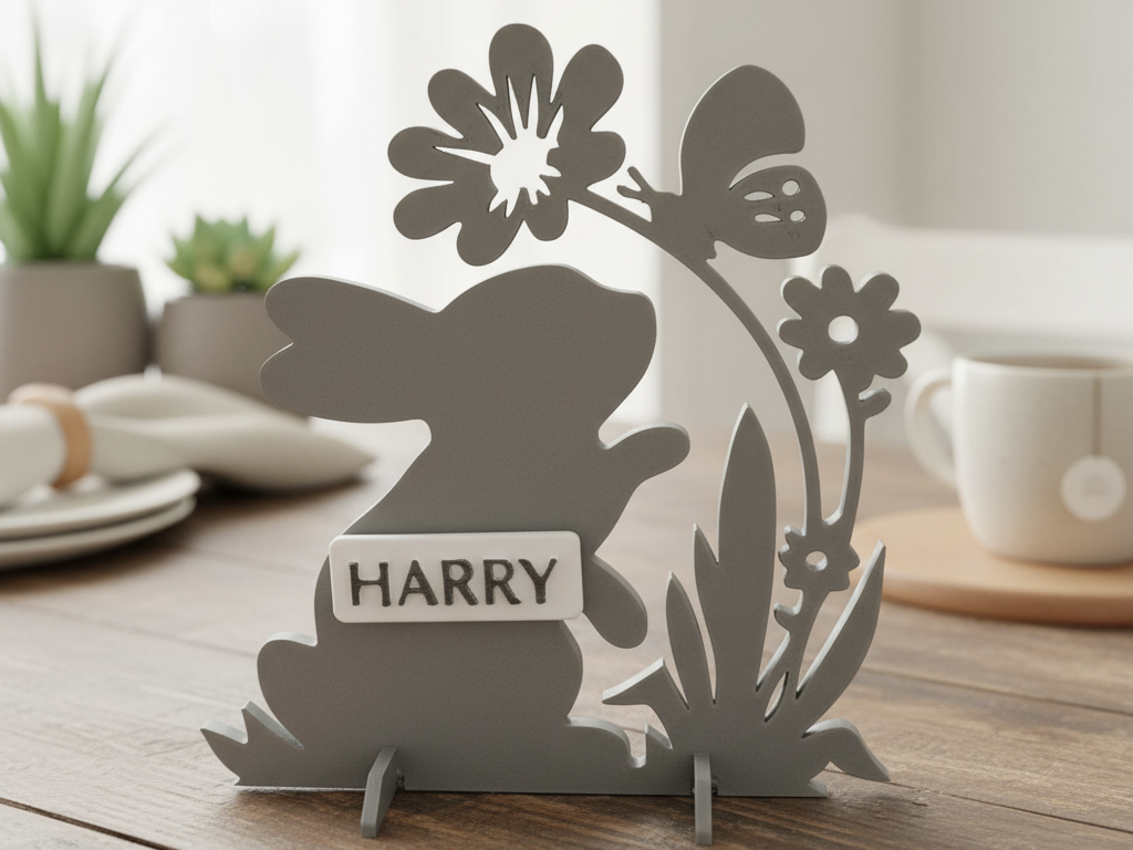 Easter Bunny Name Frame – Home Decoration