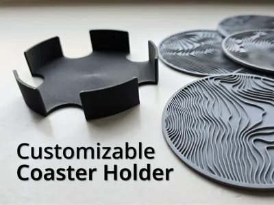 Customizable Coaster Holder