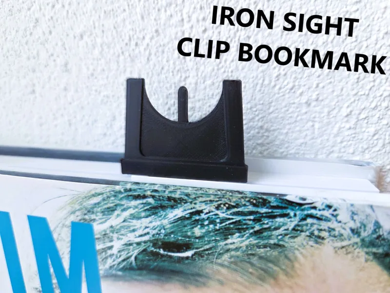 Bookmark Clip - Iron sight