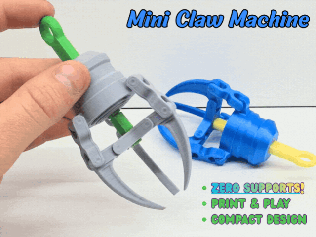 Miniatura 1 do modelo 3D Fidget Mini Claw Machine