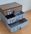 Complete drawer storage system, default one drawer