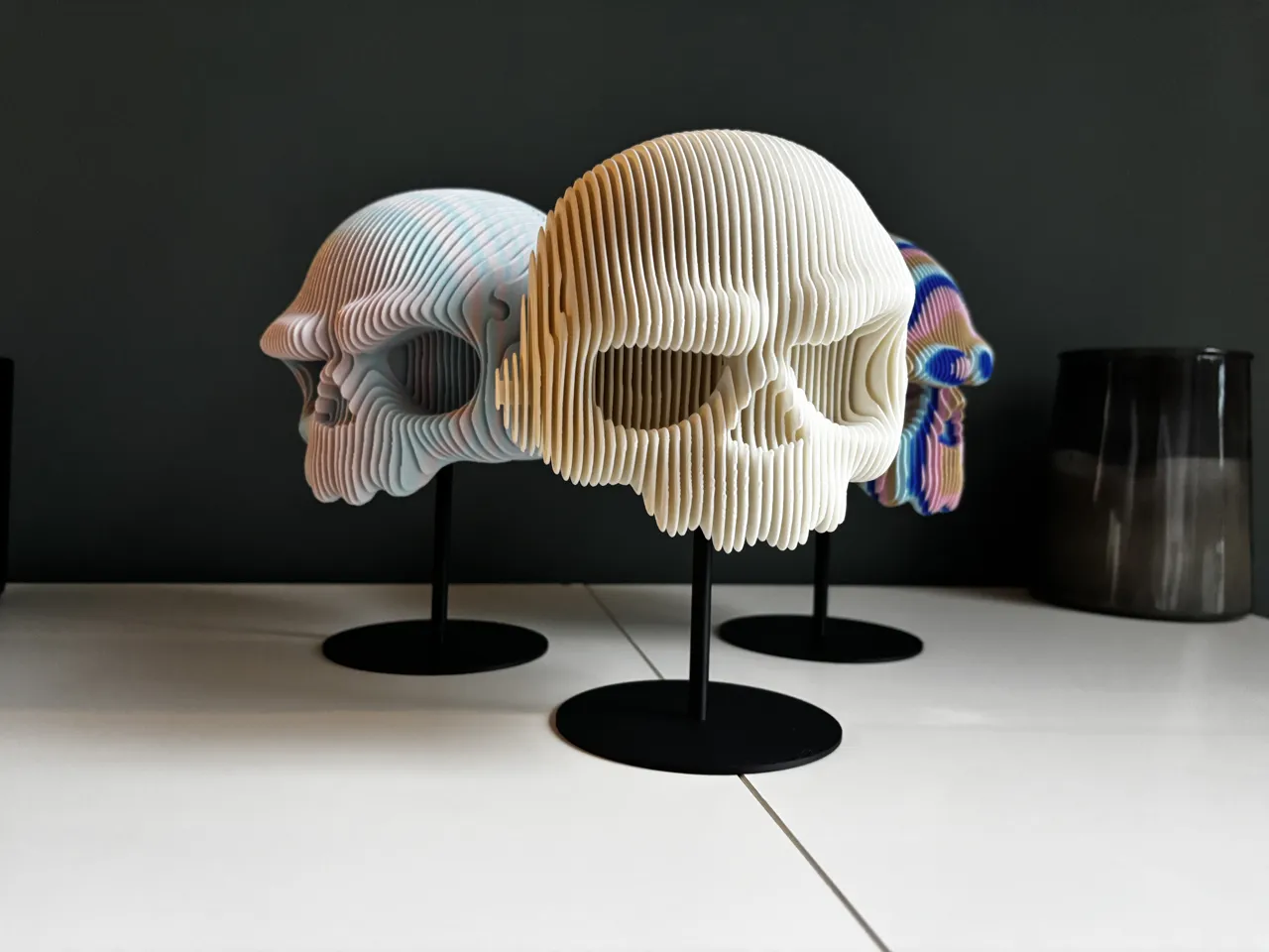 Zkull Layered Sculpture Design view 3
