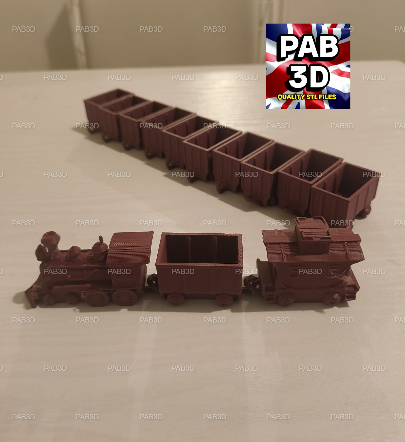 Miniatura 4 do modelo 3D Articulated Train flexi