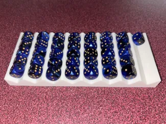 Easy Access Gaming Dice Tray. Holds 12mm x 40 D6