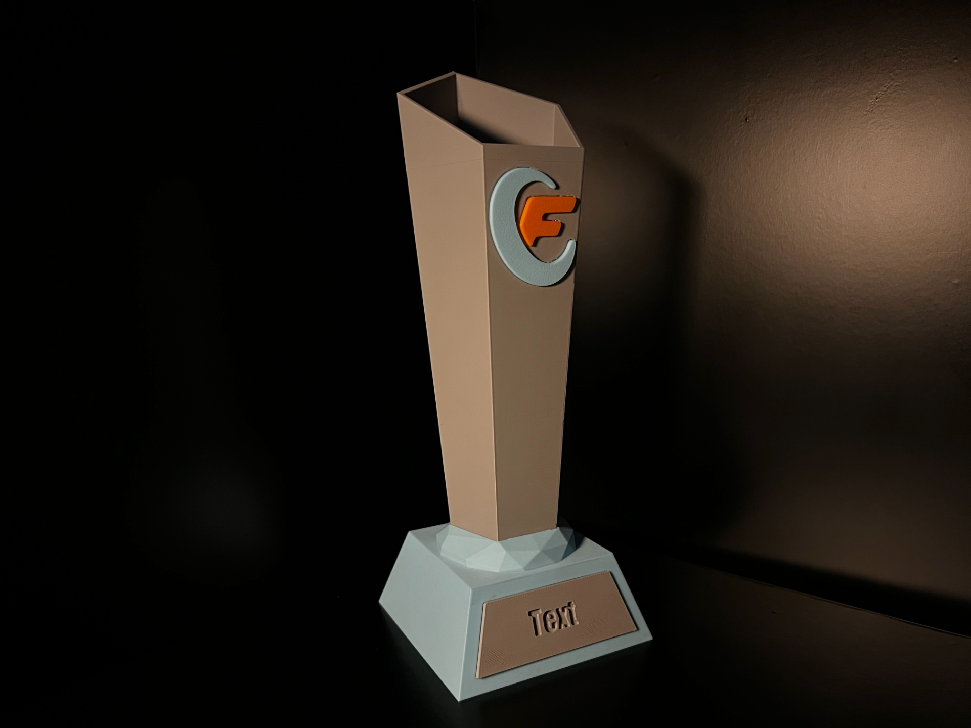 Fantasy Football Trophy with customizable NOAMS