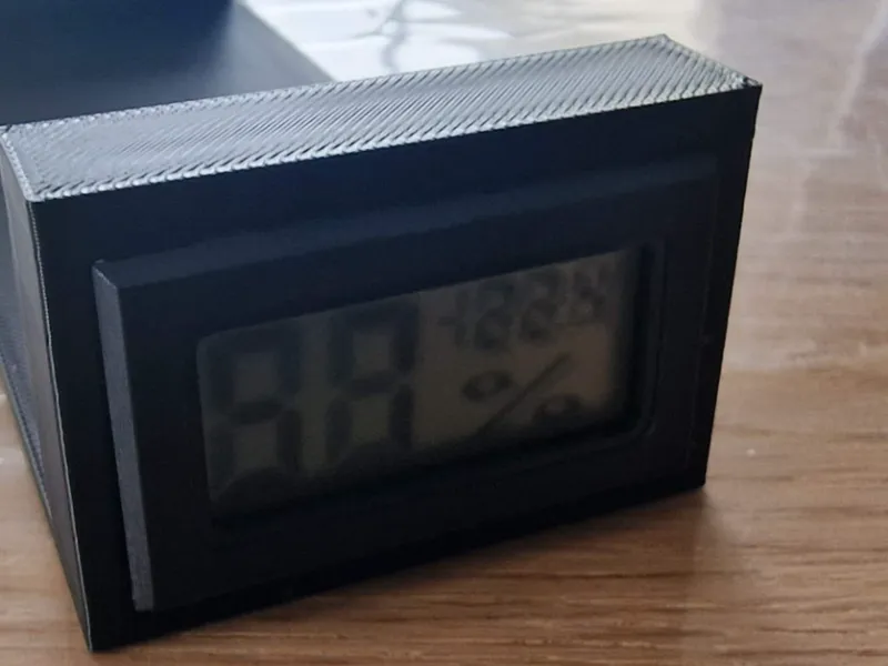 Hygrometer and silicagel holder for 4L cereal box