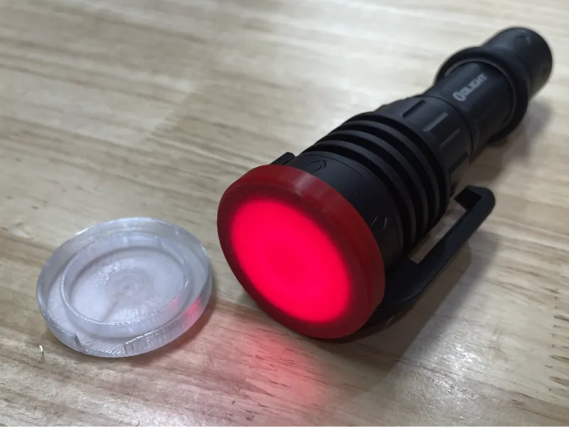 Olight Warrior 4X PocketClip/Diffuser
