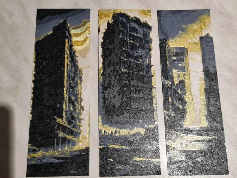 Dystopian Scene Bookmark