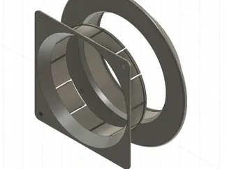 Growbox 120x120 Fan Mount