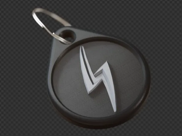 Nissan Silvia S Lightning Bolt Key Chain Keyring
