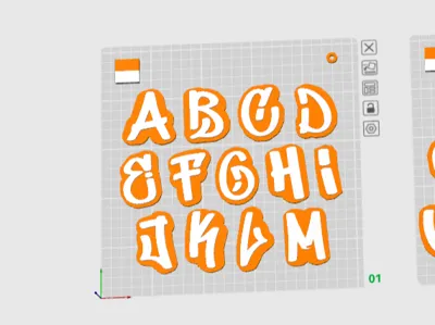 Graffiti Letters to create keychains with your name
