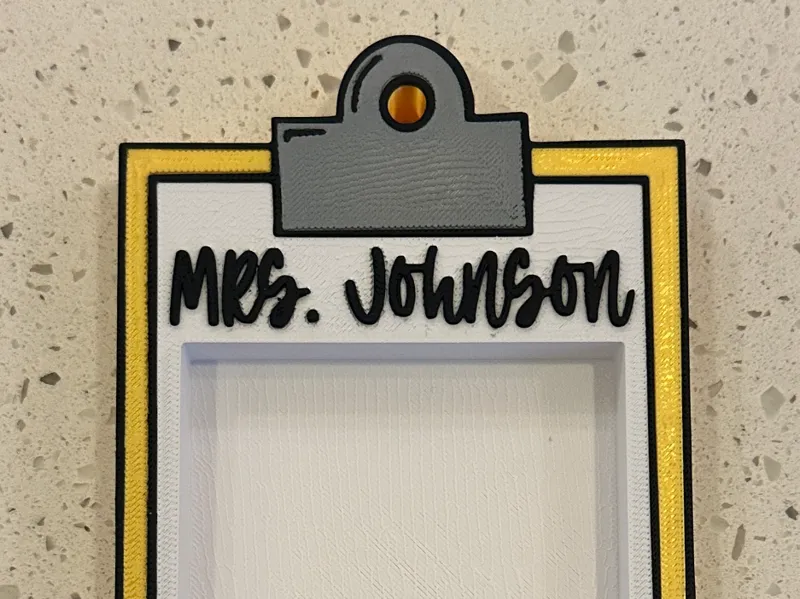 Customizable Sticky Note Holder - Clipboard