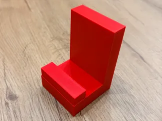 Simple 100% printed phone stand