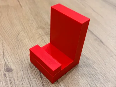 Simple 100% printed phone stand