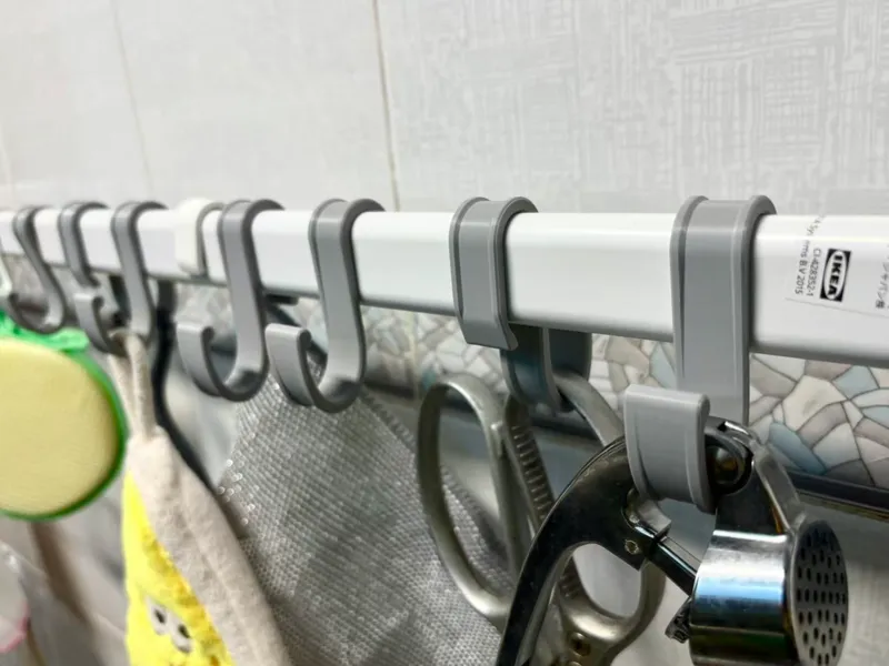 hook for IKEA suction cup rods