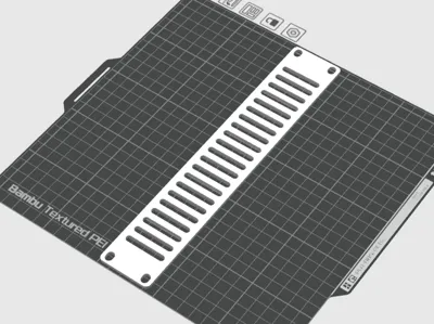 MiniRax - 1U Vented Blank